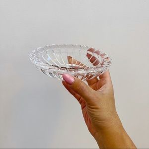 Vintage Art Deco Vanity Jewelry Glass Dish